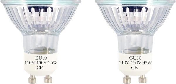 Replacement Bulbs — GU10 35W, 2-Pack